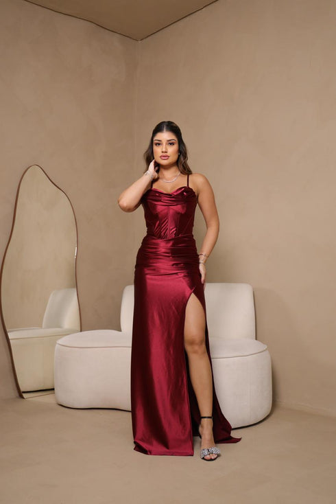 VESTIDO COM BABADO SEREIA